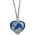 Detroit Lions Heart Necklace