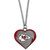 Kansas City Chiefs Heart Necklace