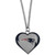 New England Patriots Heart Necklace