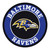 Baltimore Ravens Roundel Mat Raven Head Primary Logo Black