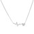 Dallas Cowboys Sterling Silver Heartbeat Necklace