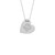 Green Bay Packers Sterling Silver Heart Necklace