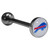 Buffalo Bills Inlaid Barbell Tongue Ring