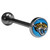 Jacksonville Jaguars Inlaid Barbell Tongue Ring