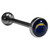 Los Angeles Chargers Inlaid Barbell Tongue Ring