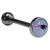 New England Patriots Inlaid Barbell Tongue Ring