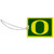 Oregon Ducks Vinyl Luggage Tag