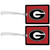 Georgia Bulldogs Vinyl Luggage Tag, 2pk