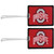 Ohio St. Buckeyes Vinyl Luggage Tag, 2pk