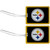 Pittsburgh Steelers Vinyl Luggage Tag, 2pk