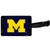 Michigan Wolverines Luggage Tag