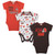 Cleveland Browns Baby Boys 3-Pack Short Sleeve Bodysuit