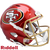 San Francisco 49ers Helmet Riddell Replica Full Size Speed Style FLASH Alternate