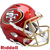 San Francisco 49ers Helmet Riddell Replica Full Size Speed Style FLASH Alternate