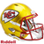 Kansas City Chiefs Helmet Riddell Replica Full Size Speed Style FLASH Alternate