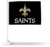 NFL Rico Industries New Orleans Saints Black Car Flag