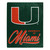 Miami Hurricanes Blanket 50x60 Raschel Signature Design