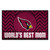 Arizona Cardinals Starter Mat - World's Best Mom Cardinals Primary Logo Red