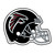 Atlanta Falcons Mascot Mat - Helmet Falcon Primary Logo Red