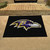 Baltimore Ravens All-Star Mat Ravens Primary Logo Black