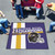 Baltimore Ravens Dynasty Tailgater Mat Ravens Helmet Logo 2x Purple