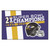 Baltimore Ravens Dynasty Ultimat Mat Ravens Helmet Logo 2x Purple