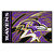 Baltimore Ravens NFL x FIT Starter Mat NFL x FIT Pattern & Team Primary Logo Pattern