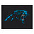 Carolina Panthers All-Star Mat Panthers Primary Logo Black