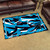 Carolina Panthers NFL x FIT 4x6 Rug NFL x FIT Pattern & Team Primary Logo Pattern