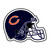 Chicago Bears Mascot Mat - Helmet Bear Head Logo Navy