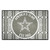 Dallas Cowboys Southern Style Starter Mat Star Primary Logo Gray