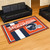 Denver Broncos Dynasty 5x8 Rug Broncos Helmet Logo 3x Orange