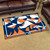 Denver Broncos NFL x FIT 4x6 Rug NFL x FIT Pattern & Team Primary Logo Pattern