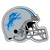 Detroit Lions Mascot Mat - Helmet Lion Primary Logo Blue