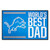 Detroit Lions Starter Mat - World's Best Dad Lions Primary Logo Blue