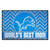 Detroit Lions Starter Mat - World's Best Mom Lions Primary Logo Blue