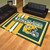 Green Bay Packers Dynasty 8x10 Rug Packers Helmet Logo 4x Green