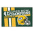 Green Bay Packers Dynasty Ultimat Mat Packers Helmet Logo 4x Green