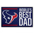 Houston Texans Starter Mat - World's Best Dad Texasn Primary Logo Navy