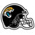 Jacksonville Jaguars Mascot Mat - Helmet Jaguar Head Primary Logo Black