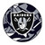 Las Vegas Raiders NFL x FIT Roundel Mat NFL x FIT Pattern & Team Primary Logo Pattern