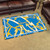 Los Angeles Chargers NFL x FIT 4x6 Rug NFL x FIT Pattern & Team Primary Logo Pattern