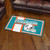 Miami Dolphins Dynasty 3x5 Rug Dolphins Helmet Logo 2x Turquoise