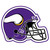 Minnesota Vikings Mascot Mat - Helmet Viking Head Primary Logo Purple