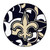 New Orleans Saints NFL x FIT Roundel Mat NFL x FIT Pattern & Team Primary Logo Pattern