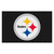 Pittsburgh Steelers Ulti-Mat Steelers Primary Logo Black