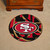 San Francisco 49ers NFL x FIT Roundel Mat NFL x FIT Pattern & Team Primary Logo Pattern