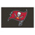 Tampa Bay Buccaneers Ulti-Mat Buccaneers Primary Logo Pewter
