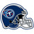 Tennessee Titans Mascot Mat - Helmet Flaming T Primary Logo Navy