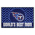 Tennessee Titans Starter Mat - World's Best Mom Titans Primary Logo Navy